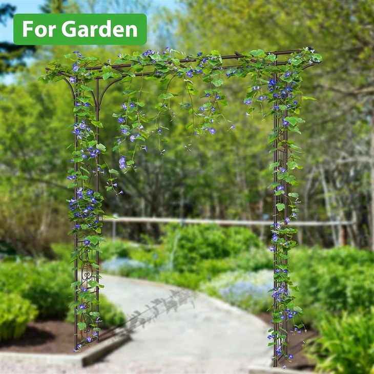 Metal Arch Trellis For Climbing Plants Outdoor factory