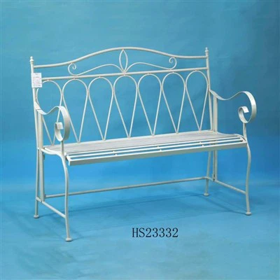 আলংকারিক মেটাল গার্ডেন বেঞ্চ